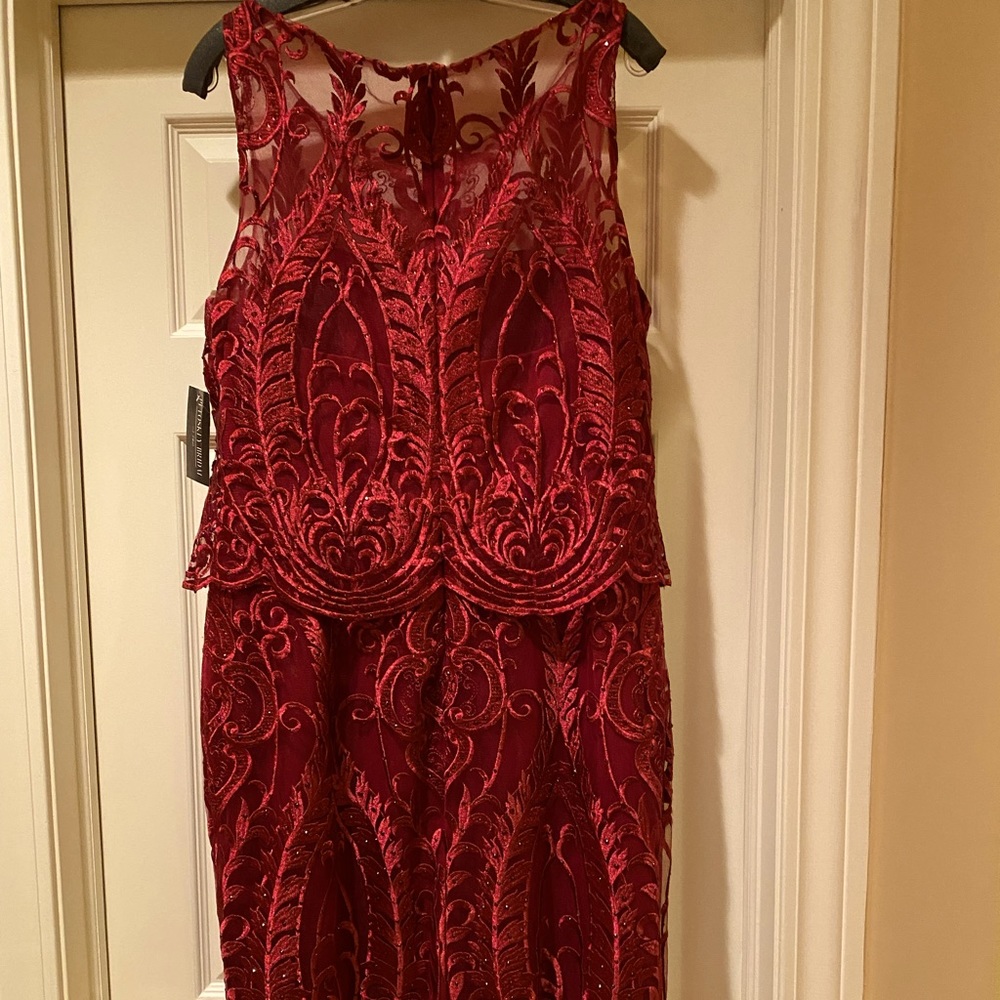 Cranberry cocktail dress